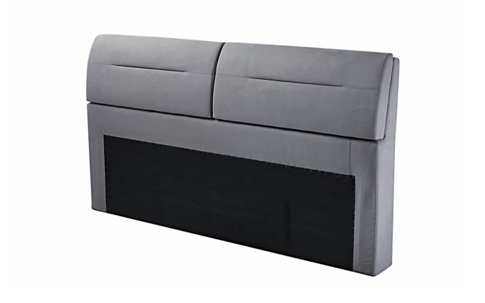 Boxspringbett Diamanti, anthrazit, 180 x 200 cm, Härtegrad 2-04