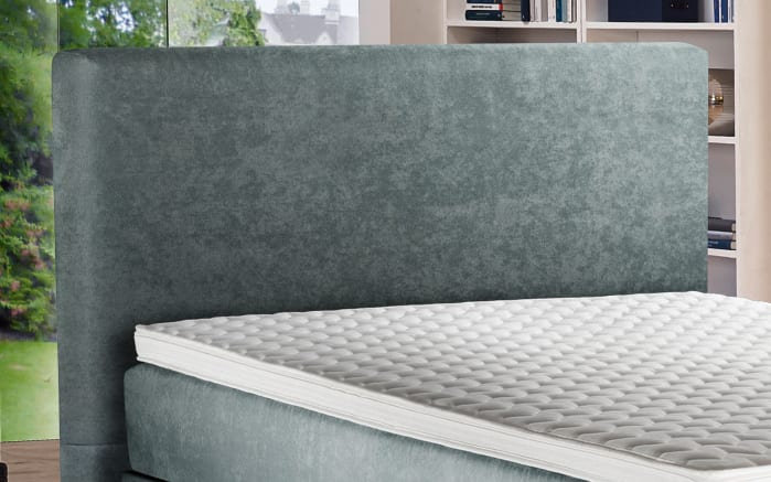 Boxspringbett Diamanti, türkis, 140 x 200 cm-02