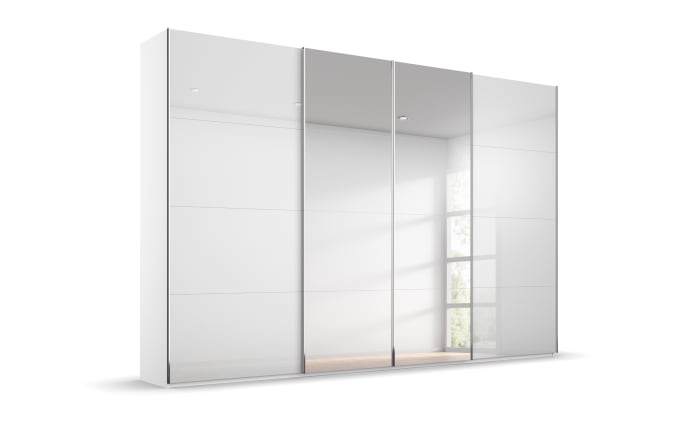 Synchron-Schwebetürenschrank Saligo, weiß, 316 x 235 cm-01
