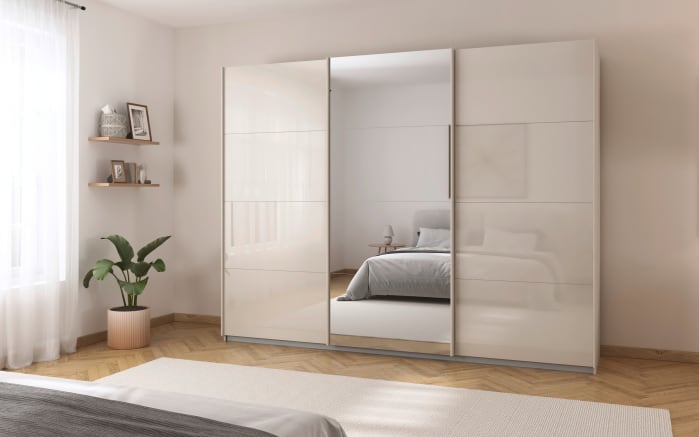 Schwebetürenschrank Kulmbach, champagner-01