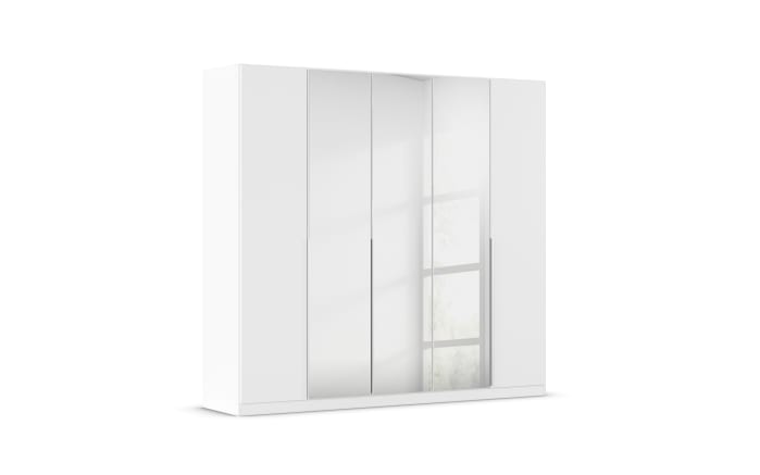 Drehtürenschrank Alabama, weiß, 226 x 210 cm-03