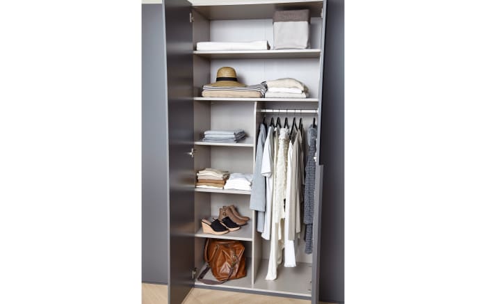 Drehtürenschrank Purisma, graphit, 301 x 223 cm, inkl. umfangreicher Zusatzausstattung-03