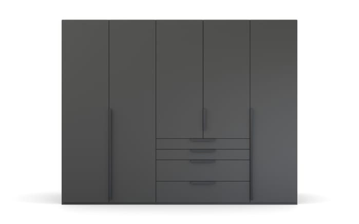 Drehtürenschrank Purisma, graphit, 251 x 223 cm-03