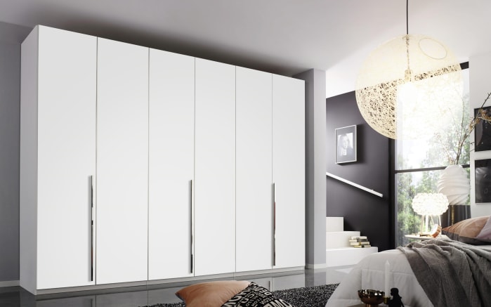 Drehtürenkleiderschrank Montclar, alpinweiß matt, 300 x 223 cm, inkl. umfangreicher Zusatzausstattung-01