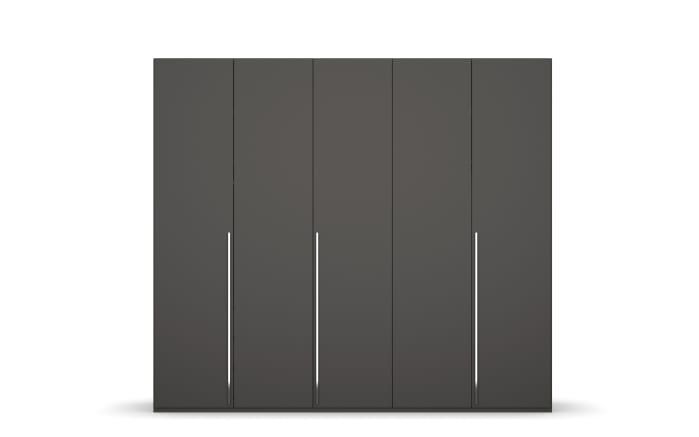 Drehtürenkleiderschrank Montclar, graphit matt, 250 x 223 cm, inkl. umfangreicher Zusatzausstattung-03