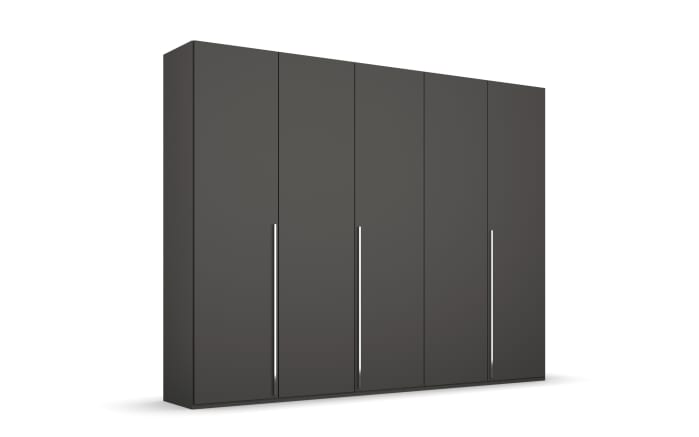 Drehtürenkleiderschrank Montclar, graphit matt, 250 x 223 cm, inkl. umfangreicher Zusatzausstattung-02