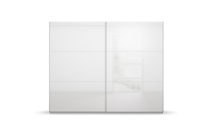Schwebetürenschrank Lelia, weiß, 261 x 210 x 59 cm-02