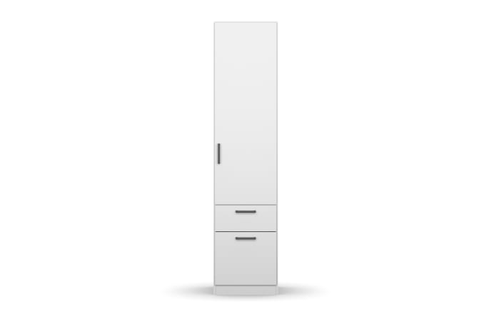 Drehtürenschrank 33Q0 Allrounder, alpinweiß, 45 x 197 cm-02