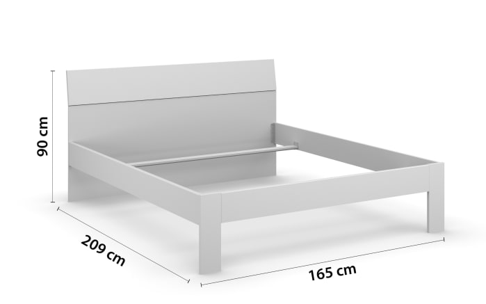 Bett 5T60 Allrounder, alpinweiß, 160 x 200 cm-02