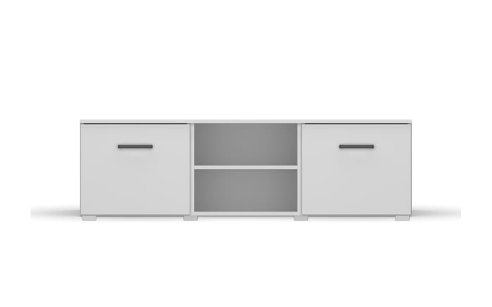 TV-Element 6S01 Allrounder, alpinweiß, 2-türig, 140 x 43 cm-02