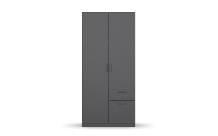 Drehtürenschrank 32Q1 Allrounder, grau, 91 x 197 cm-02