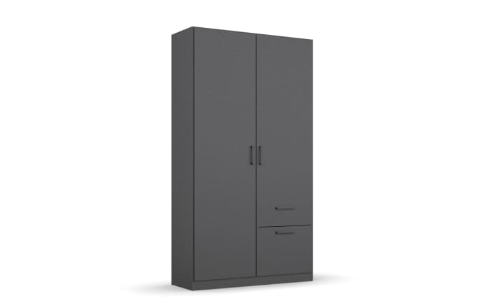 Drehtürenschrank 32Q1 Allrounder, grau, 91 x 197 cm-01