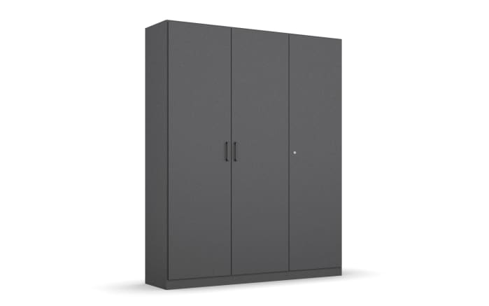 Drehtürenschrank 36A4 Allrounder, grau, 136 x 197 cm-01