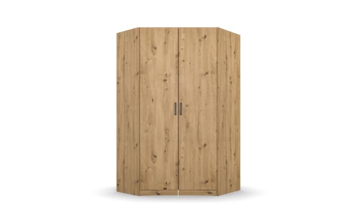 Drehtüren- Eckschrank 3252 Allrounder, Eiche Artisan Nachbildung, 117 x 197 cm -01