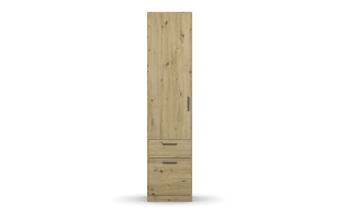 Drehtürenschrank 32Q0 Allrounder, Eiche Artisan Nachbildung, 47 x 197 cm-01