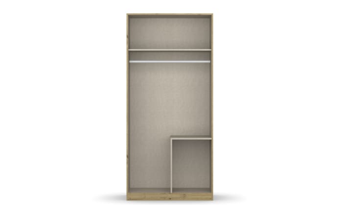 Drehtürenschrank 32Q1 Allrounder, Eiche Artisan Nachbildung, 91 x 197 cm -03