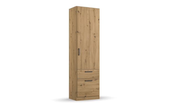 Drehtürenschrank 33Q0 Allrounder, Eiche Artisan Nachbildung, 47 x 197 cm -01