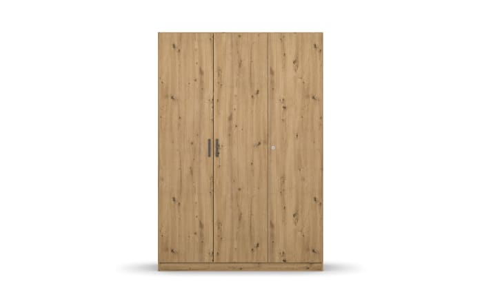 Drehtürenschrank 36A4 Allrounder, Eiche Artisan Nachbildung, 136 x 197 cm -02