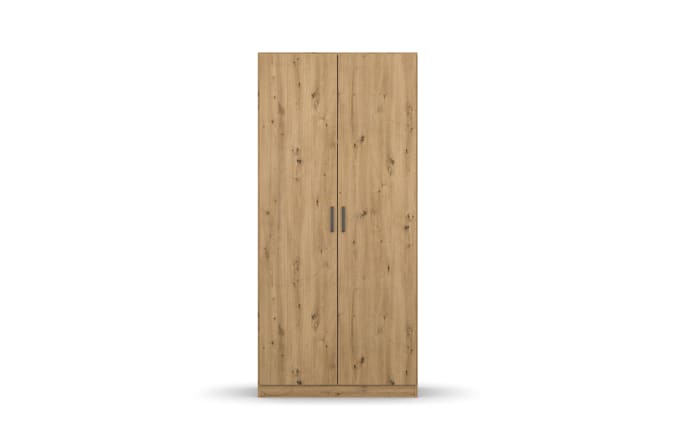 Drehtürenschrank 3730 Allrounder, Eiche Artisan Nachbildung, 91 x 197 cm -02