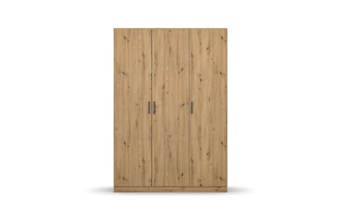 Drehtürenschrank 3732 Allrounder, Eiche Artisan Nachbildung, 136 x 197 cm -02