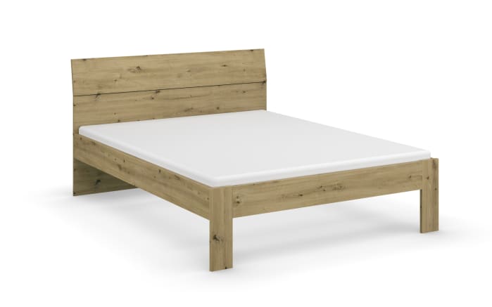 Bett 605Q  Allrounder, Eiche Artisan-Nachbildung, 140 x 200 cm -01