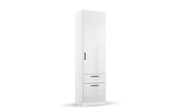 Drehtürenschrank 3102 Allrounder, weiß, 47 x 197 cm-01