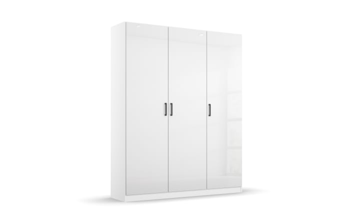 Drehtürenschrank 3105 Allrounder, weiß, 136 x 197cm-01