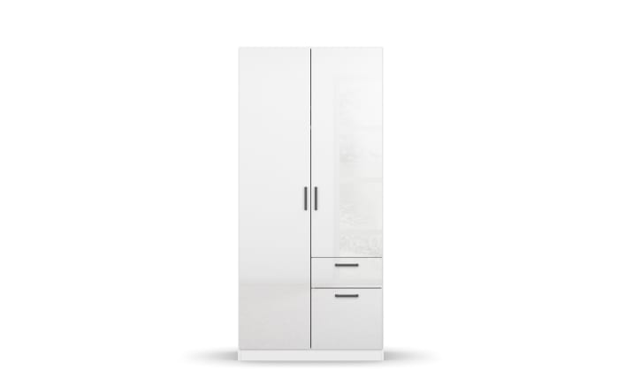 Drehtürenschrank 33Q1 Allrounder, weiß, 91 x 197 cm-02