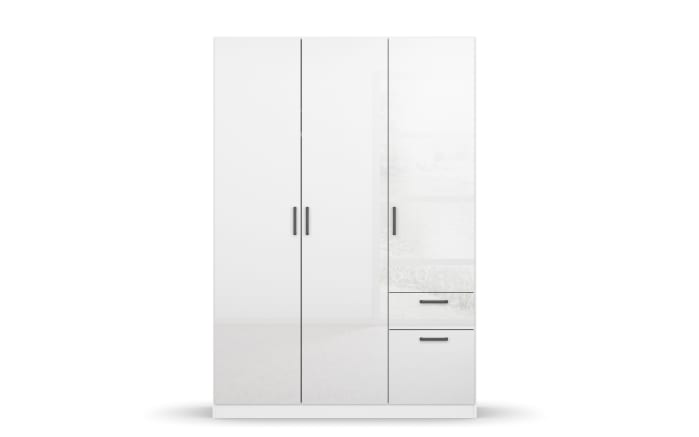 Drehtürenschrank 33Q2 Allrounder, weiß, 136 x 197 cm-02