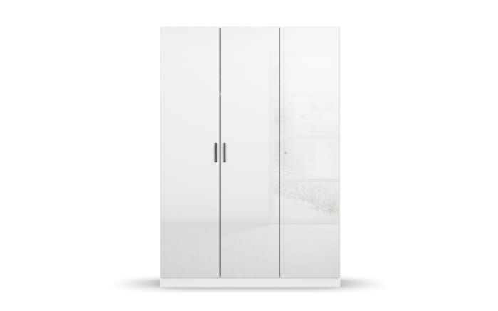Drehtürenschrank 39A4 Allrounder, weiß, 136 x 197 cm-02