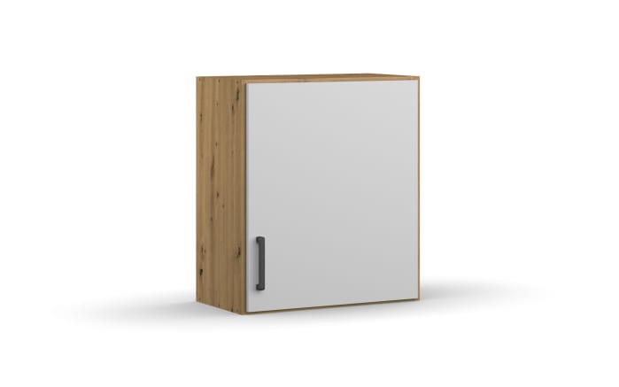 Hängeschrank Allrounder, Eiche Artisan Nachbildung/alpinweiß, 1-türig, Anschlag rechts-01
