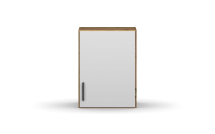 Hängeschrank Allrounder, Eiche Artisan Nachbildung/alpinweiß, 1-türig, Anschlag rechts-02