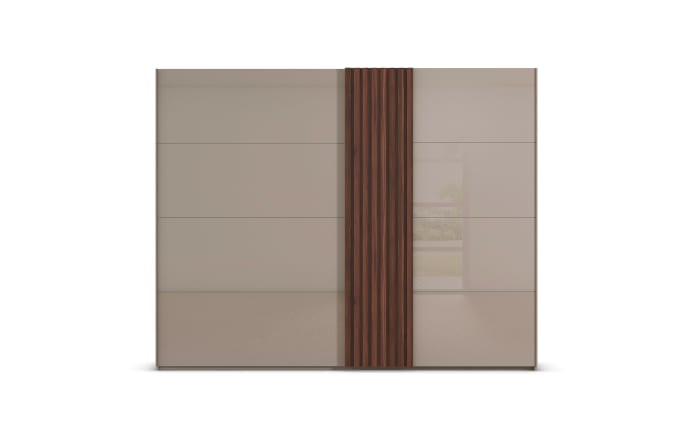Schwebetürenschrank Tegio-F, fango/Nussbaum-03