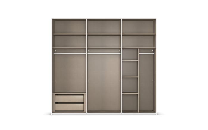 Schwebetürenschrank Contido, champagner, 242 x 223 cm-05