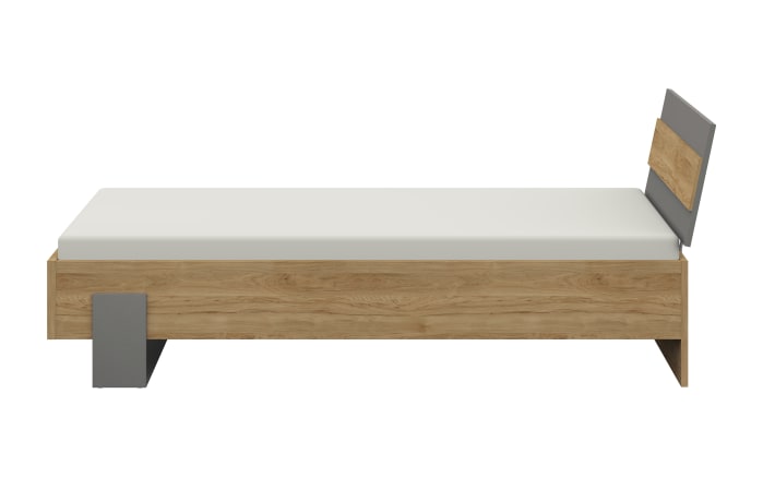 Bett clip, Eiche/grau, 120 x 200 cm-02