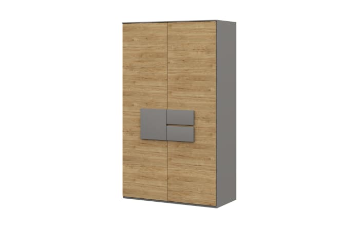Kleiderschrank clip, Eiche/grau-01