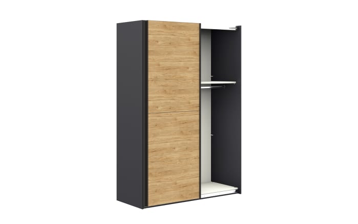 Schwebetürenschrank qunit, anthrazit/Eiche-Nachbildung-03