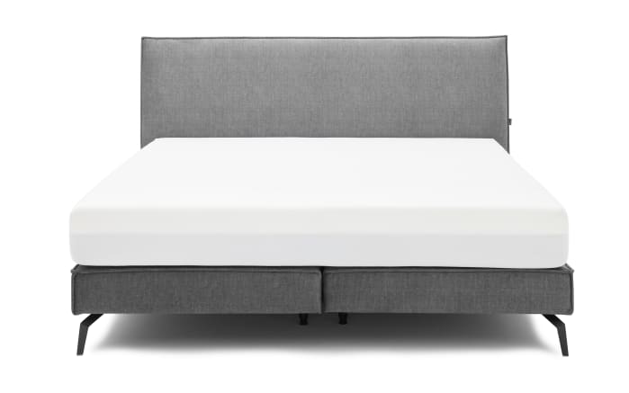 Boxspringbett Balino, grau, 180 × 200 cm, mit 7-Zonen-Taschenfederkern-Matratzen-02