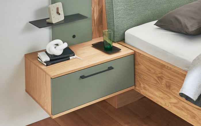 Schlafzimmer Callao, Balkeneiche-Nachbildung/grün-05