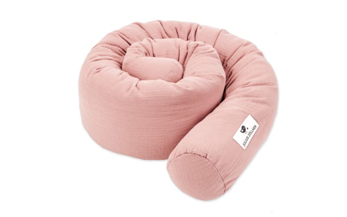Nestchenschlange, uni dusty rose, 180 cm-01