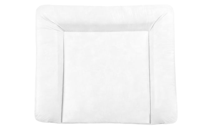 Wickelauflage Softy, uni weiß, 85 x 75 cm