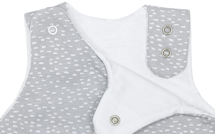 Jersey Schlafsack, grau mit weißem Muster, 98 cm-02