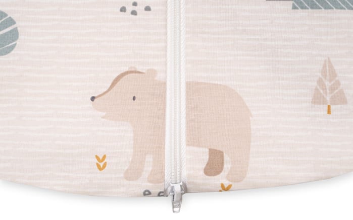 Schlafsack, weiß mit Muster Mountain Bear, 90 cm-02