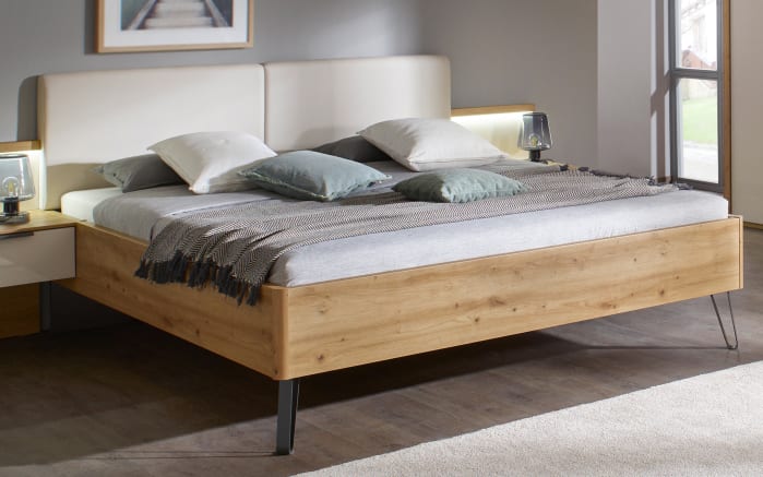 Schlafzimmer Seamo, Eiche Artisan Nachbildung, 180 x 200 cm, Schrank 301 x 223 cm-07