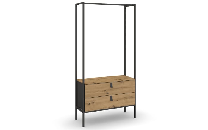 Garderobe Mapy, Eiche Artisan Nachbildung, 84 x 117 cm-01