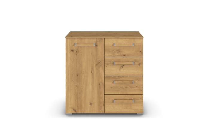 Kommode Cherie, Asteiche-Nachbildung, 80 x 81 cm-03