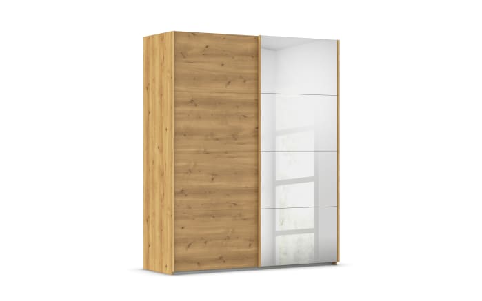 Schwebetürenschrank Cherie, Asteiche-Nachbildung, 181 x 223 cm-02