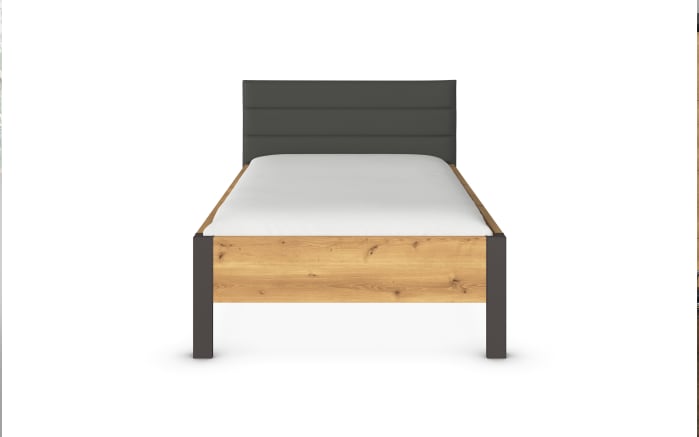 Bettanlage Kosi Plus, Asteiche-Nachbildung/graphit, 120 x 200 cm-02