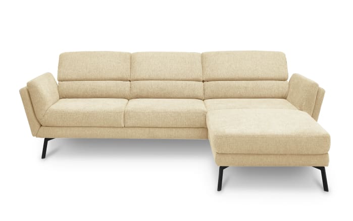 Wohnlandschaft Nelos, beige, inkl. Rückenneigung-01