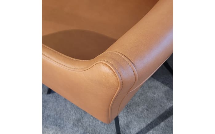 Stuhl Sonate, cognac-02